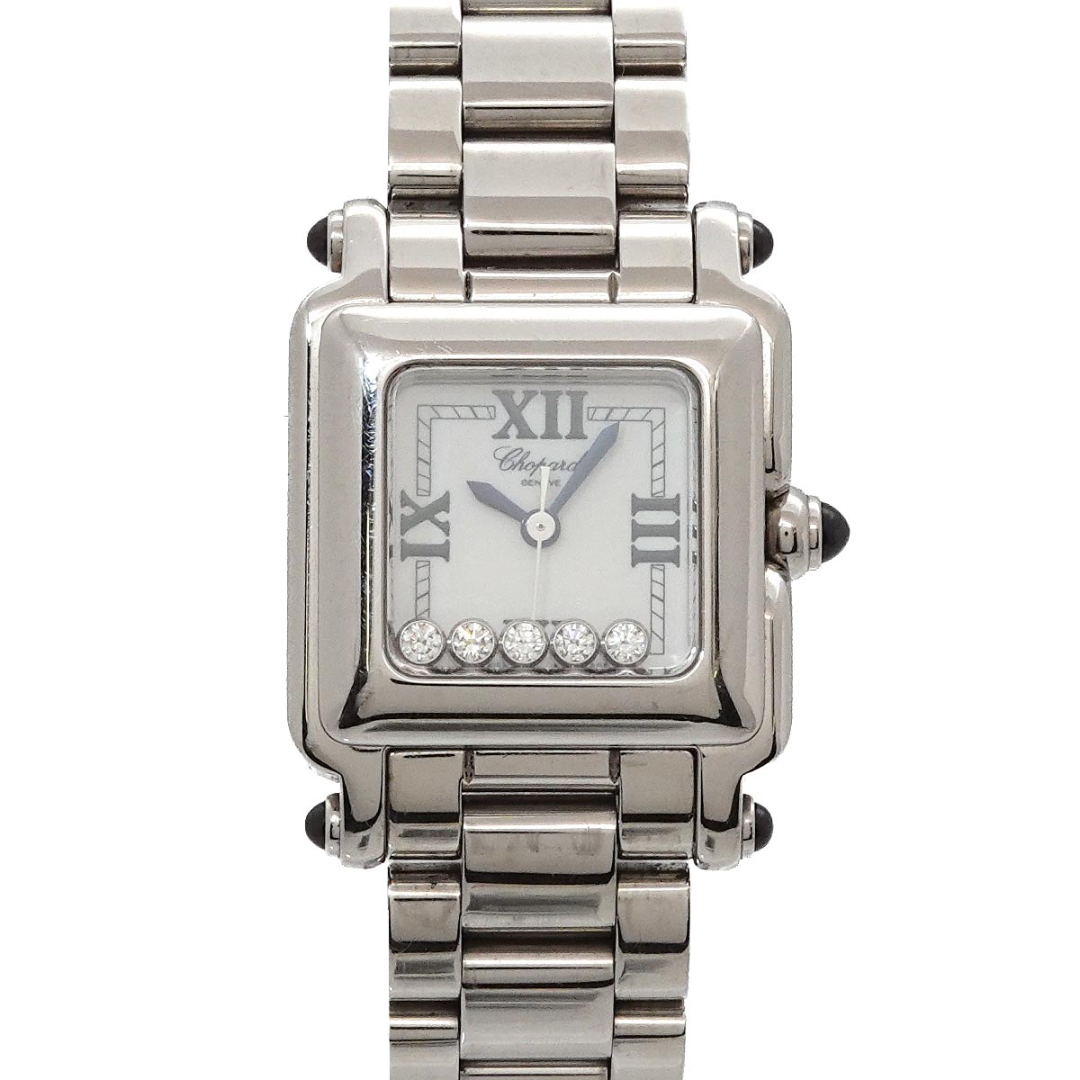 Happy Sport 27/8892-23 Quartz 5P Diamod White Dial Ladies Watch