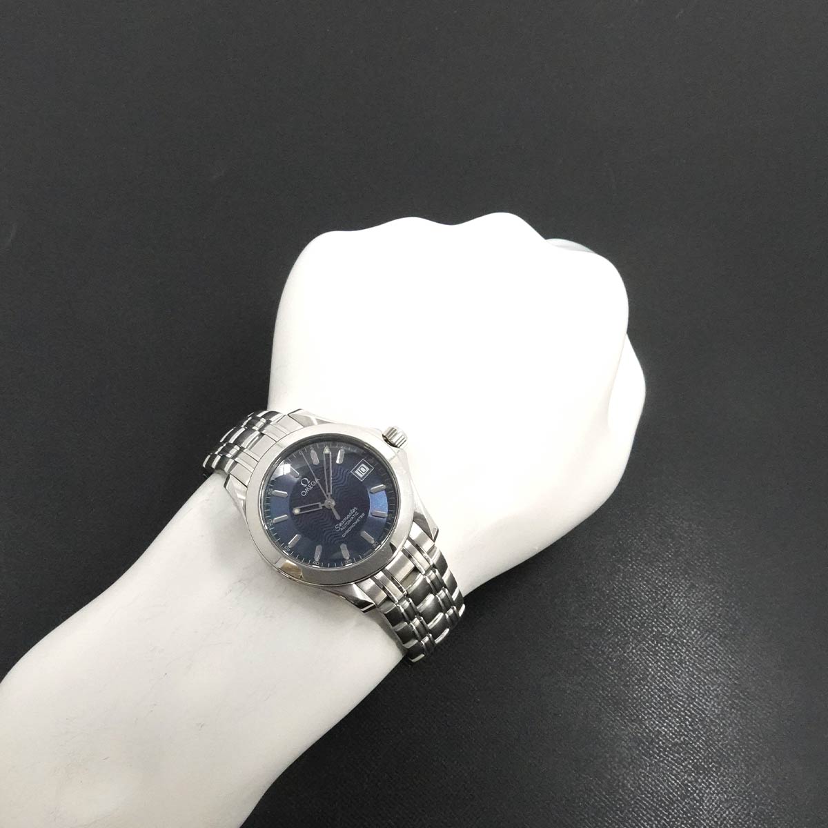 Seamaster 120m 2501 81 Automatic Date Navy Dial Mens Watch
