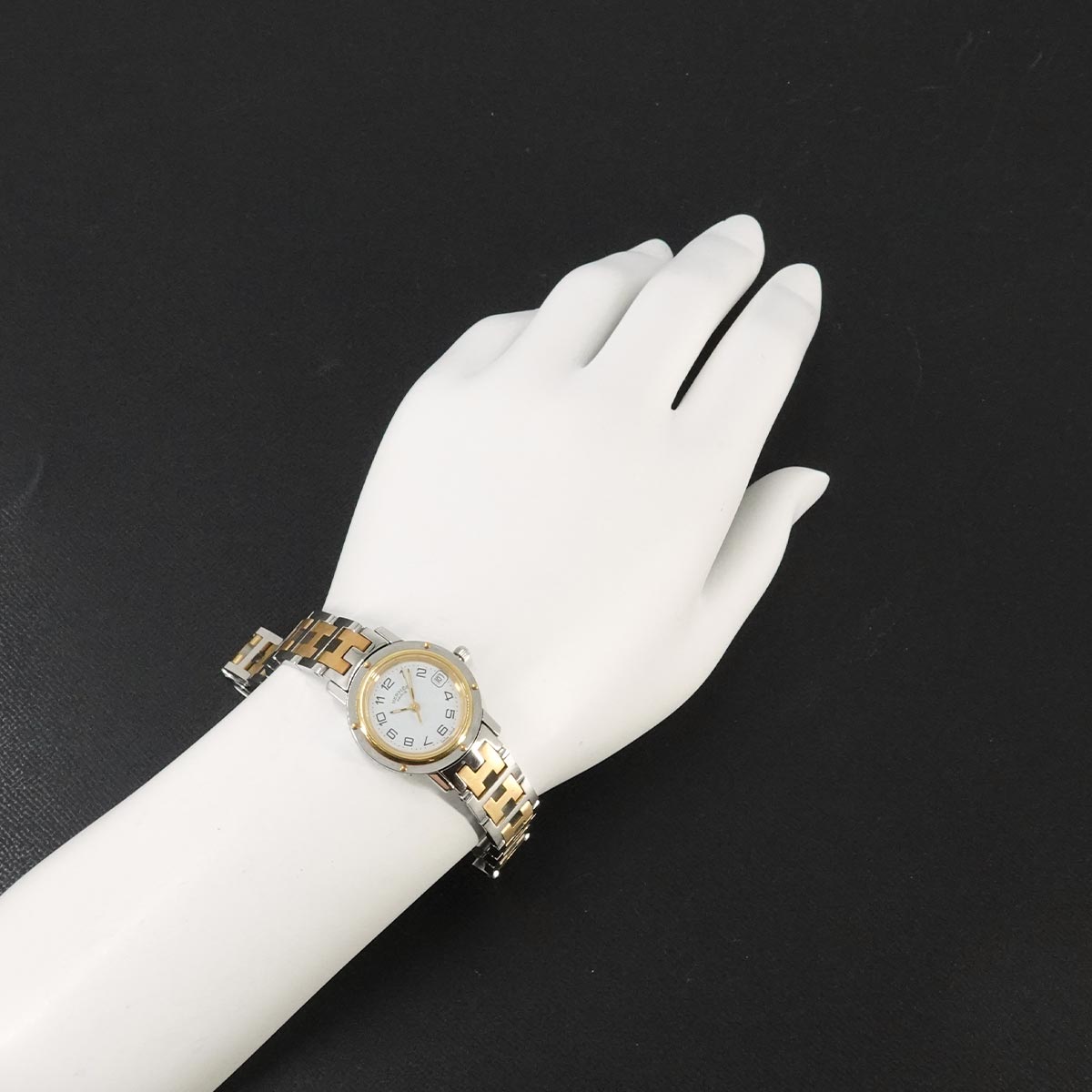 Clipper CL4 220 Quartz Date White Dial Ladies Watch