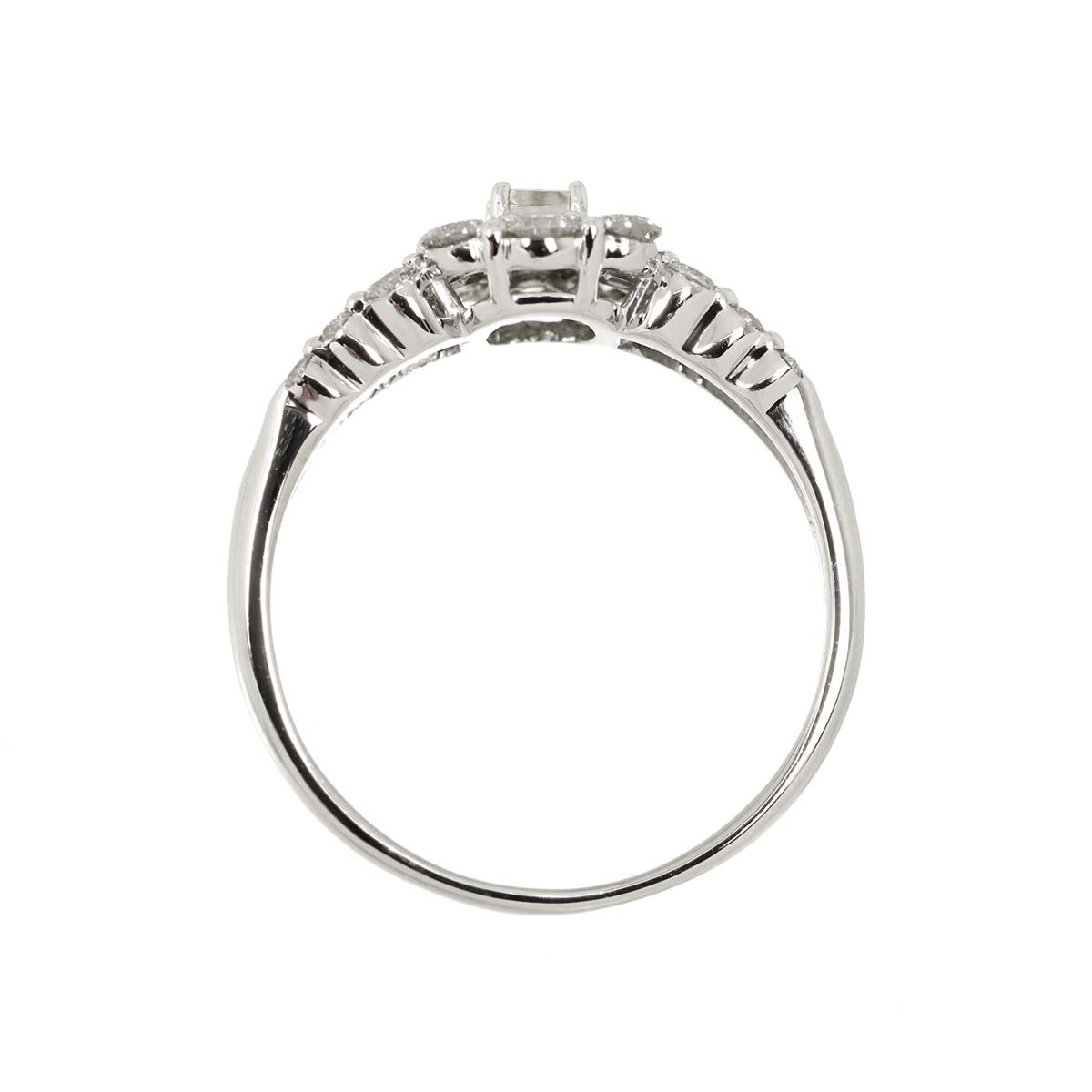 Diamond 1.00ct Ring Pt Platinum size6.75(US)