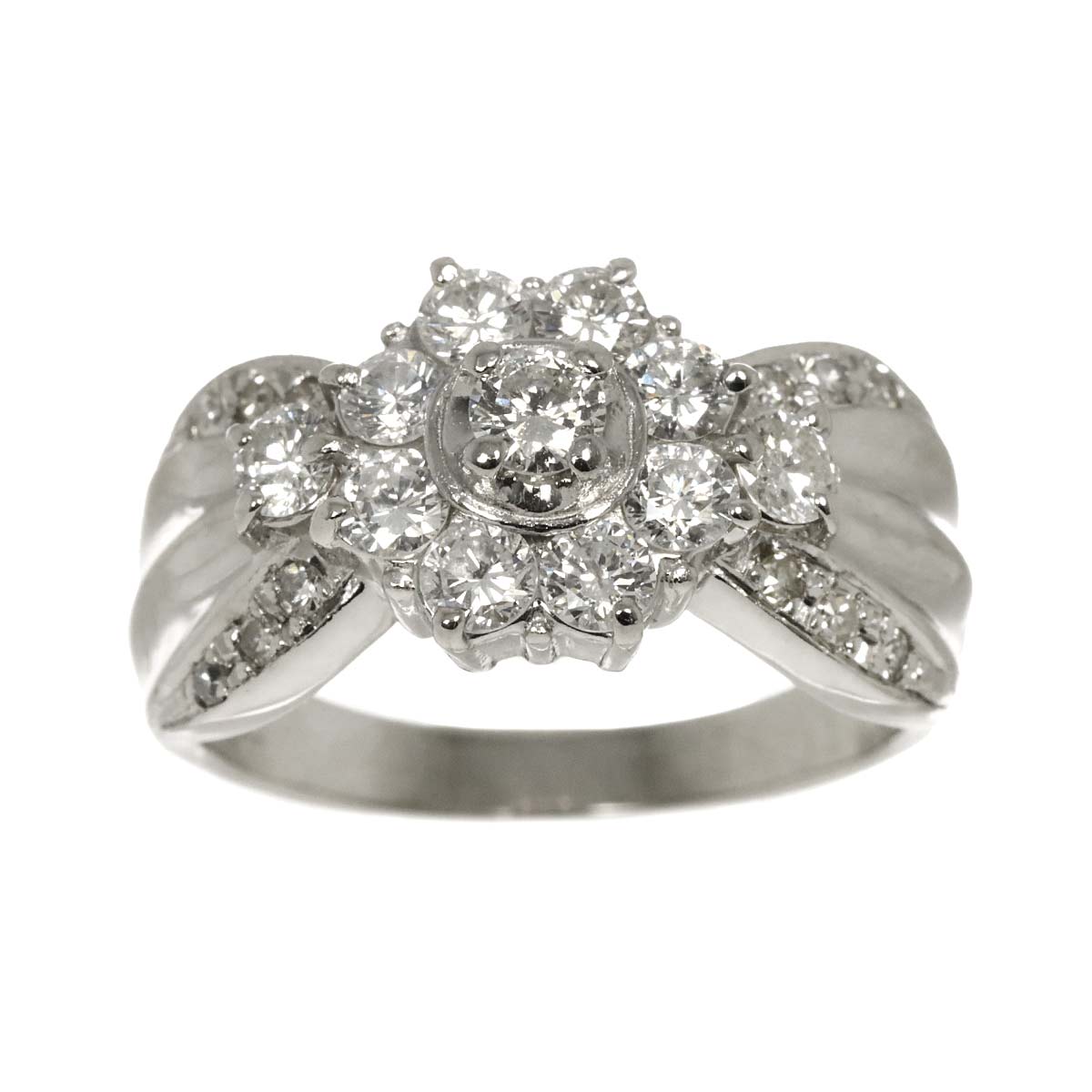Diamond 1.00ct Ring Pt Platinum size6(US)