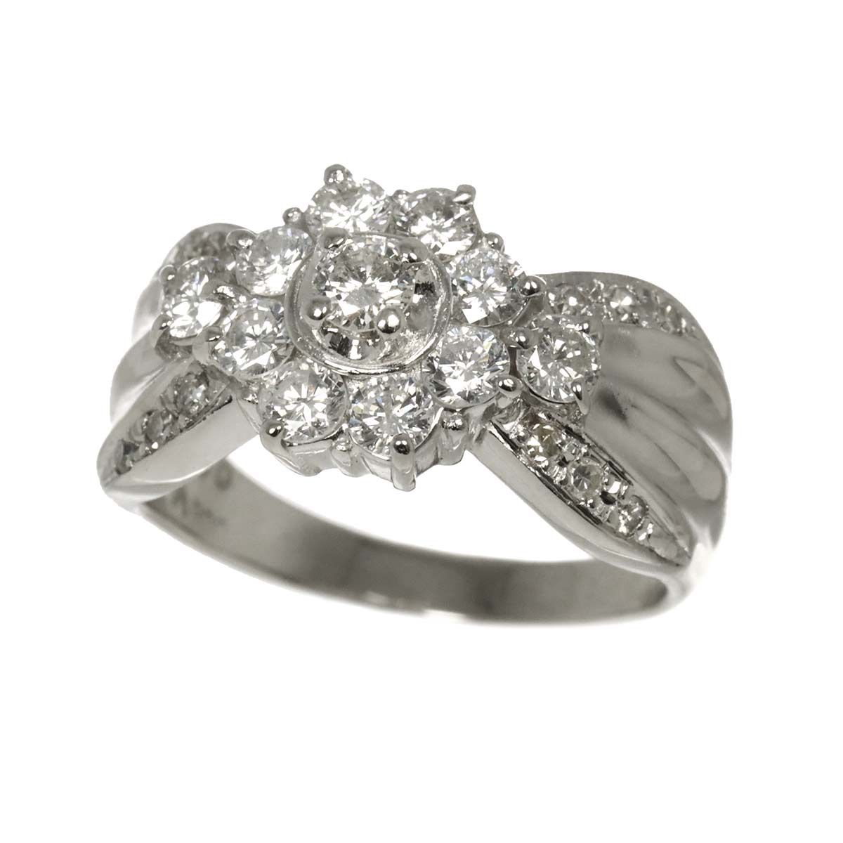 Diamond 1.00ct Ring Pt Platinum size6(US)