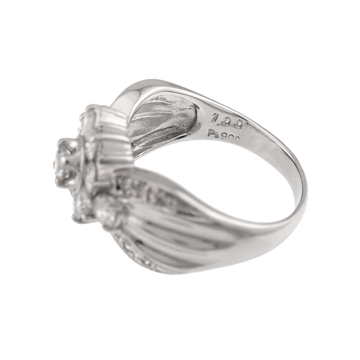 Diamond 1.00ct Ring Pt Platinum size6(US)