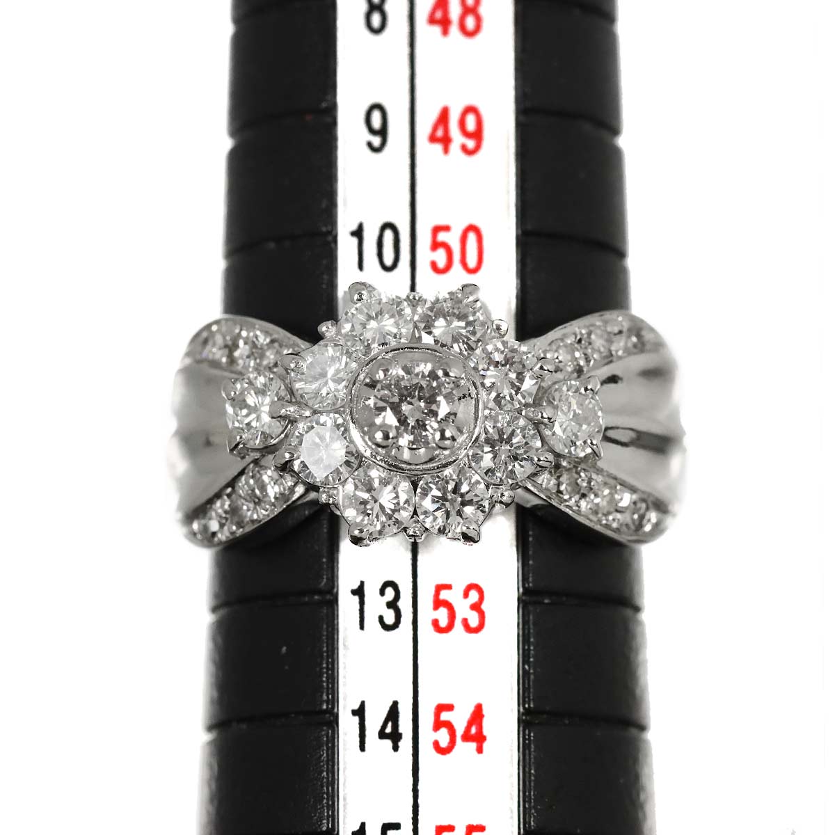 Diamond 1.00ct Ring Pt Platinum size6(US)