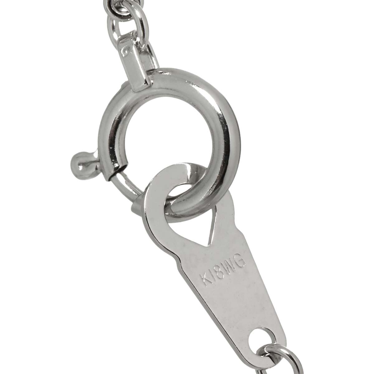 Diamond 0.18ct Necklace 18K WG White Gold 750
