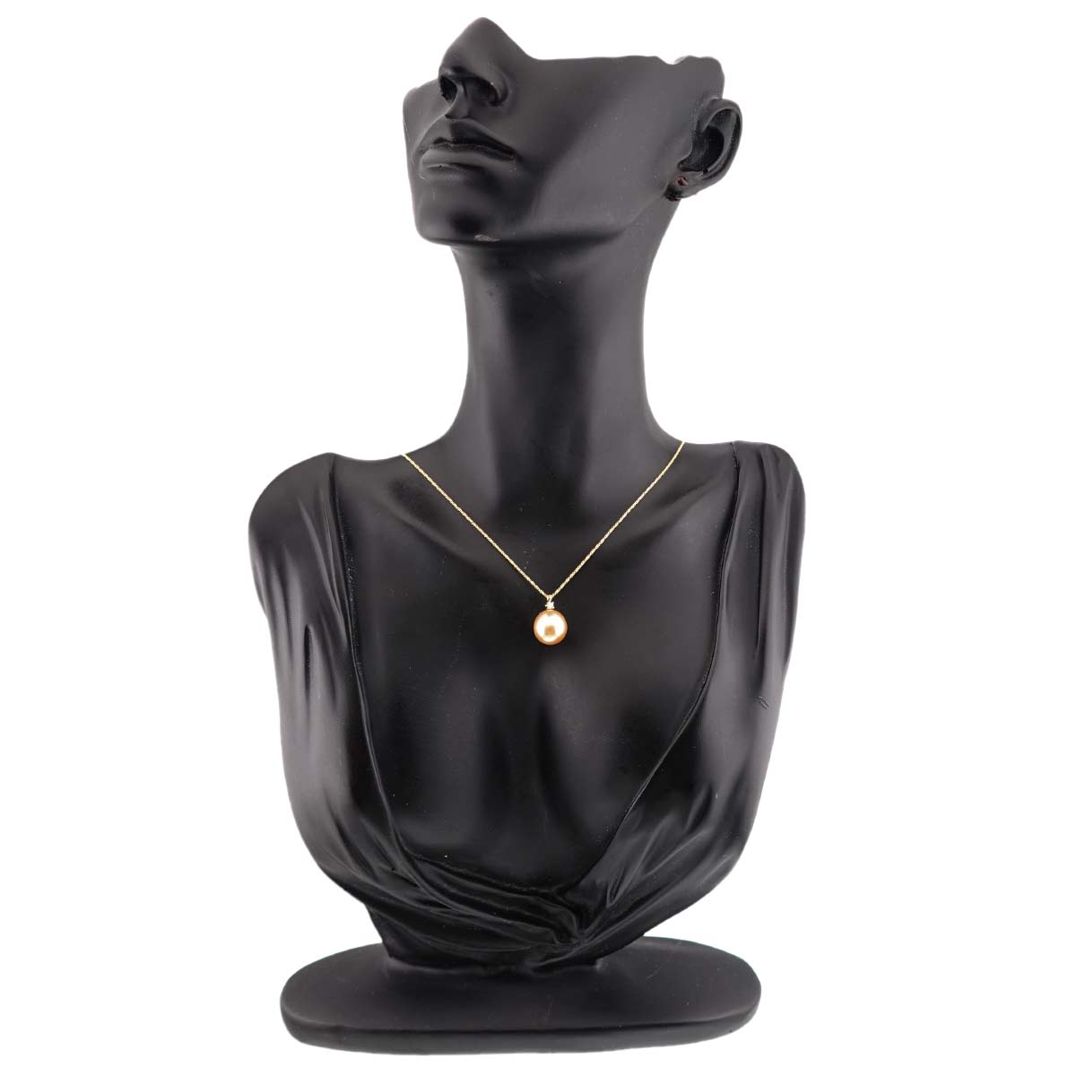 South Sea pearl 10.5mm Necklace 18K K18 YG Yellow Gold 750