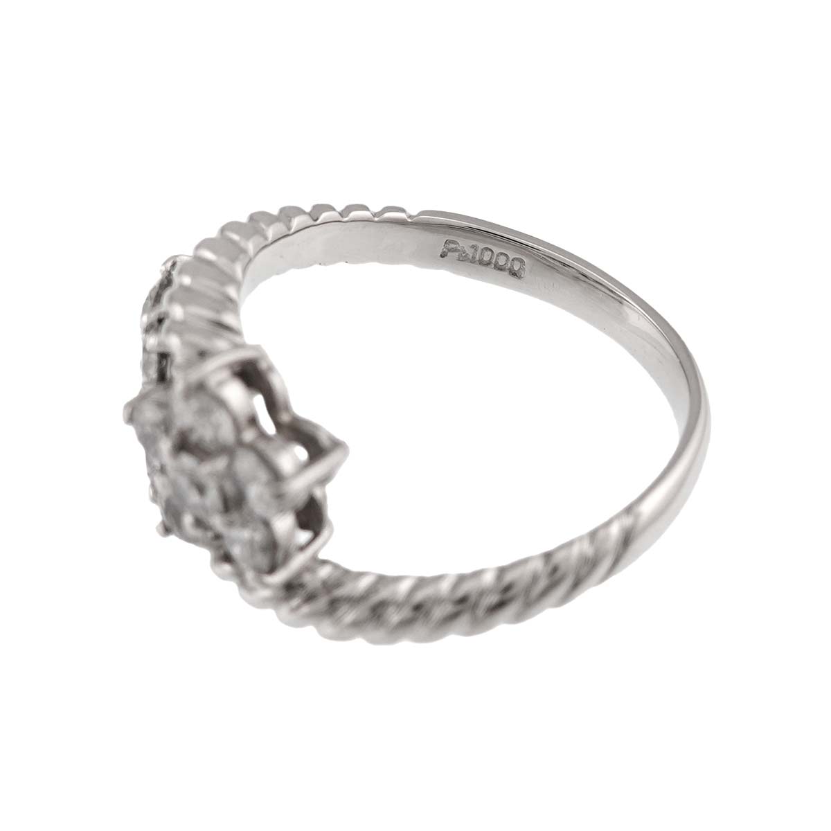Diamond 1.004ct Ring Pt Platinum size6.25-6.5(US)