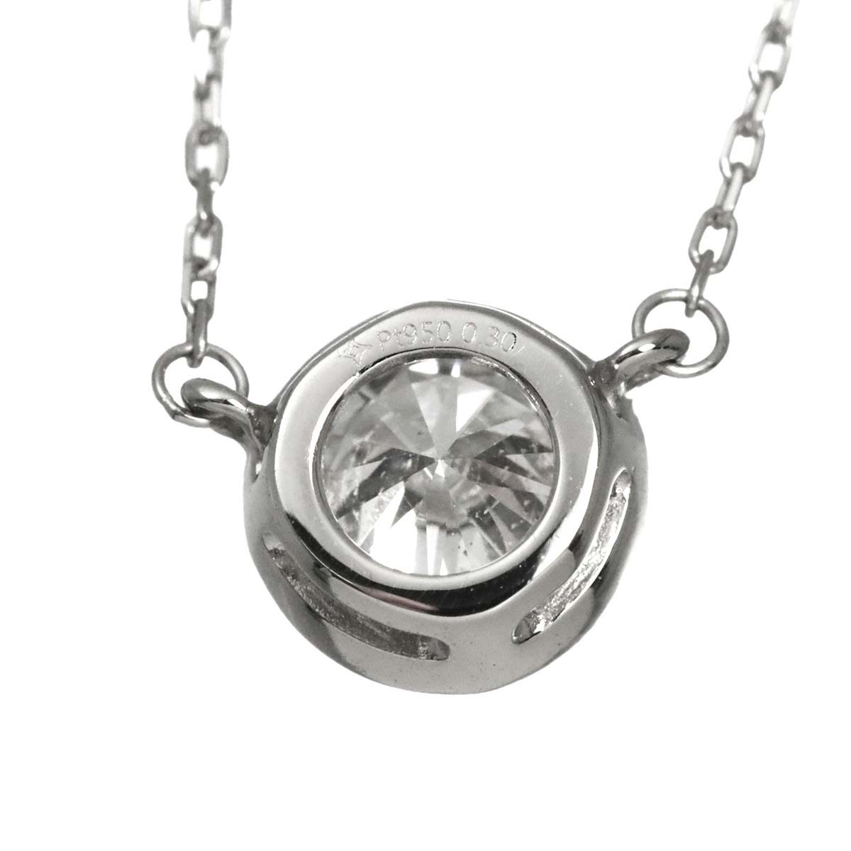 Diamond 0.30ct Necklace Pt Platinum