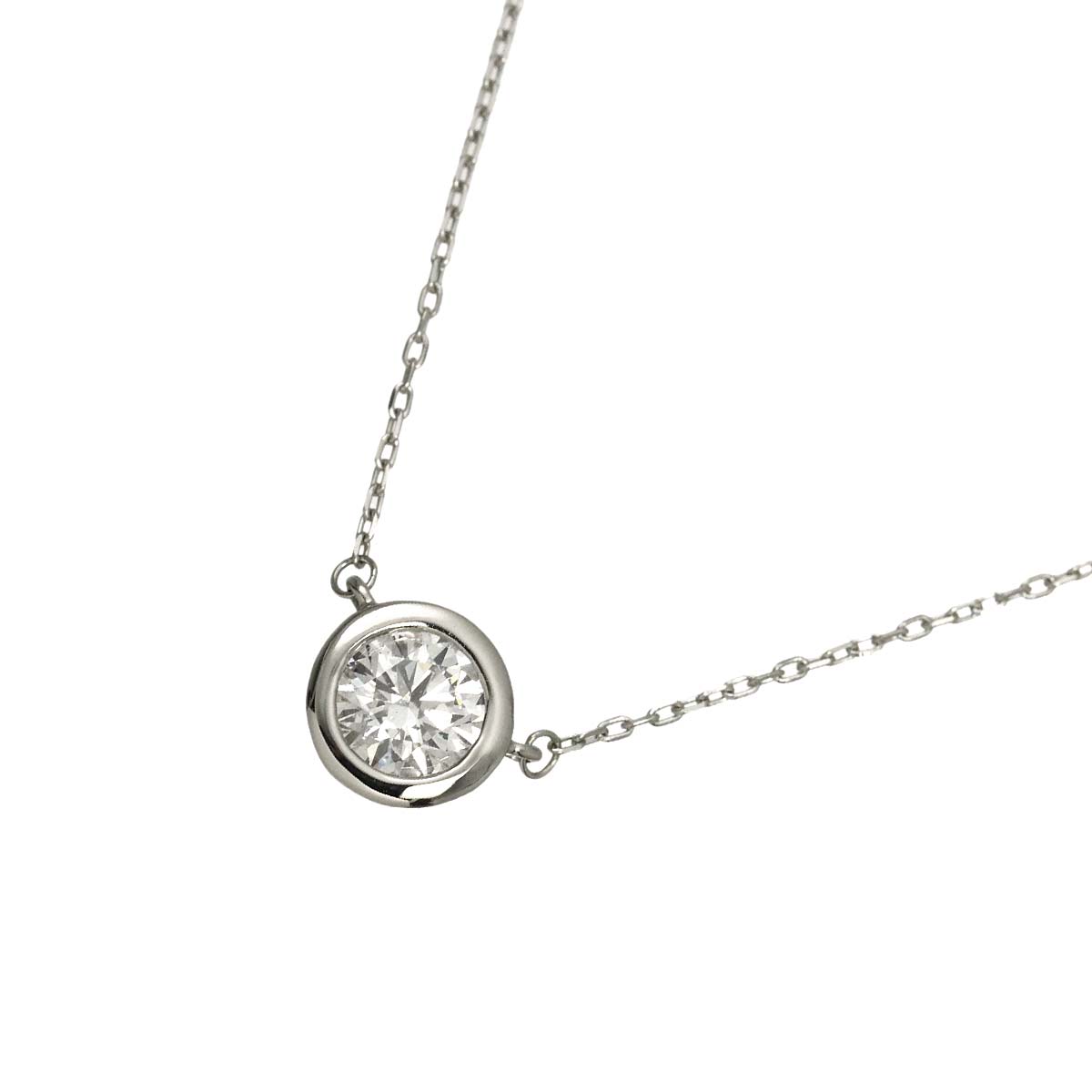 Diamond 0.30ct Necklace Pt Platinum
