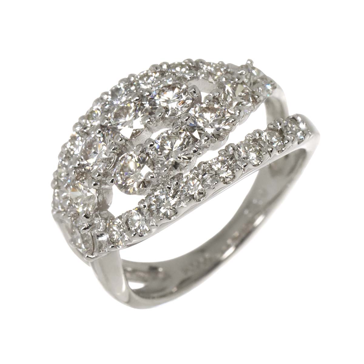 Diamond 2.00ct Ring Pt Platinum size6.25-6.5(US)