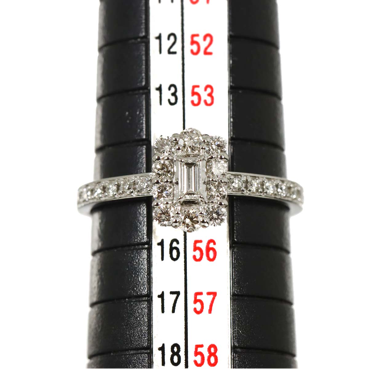 Diamond 0.50ct Ring Pt Platinum size7.25(US)