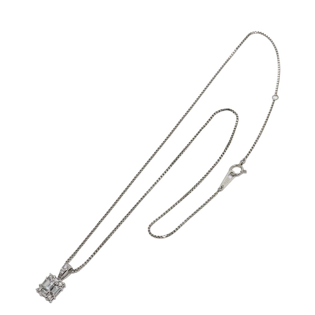 Diamond 0.86ct Necklace Pt Platinum