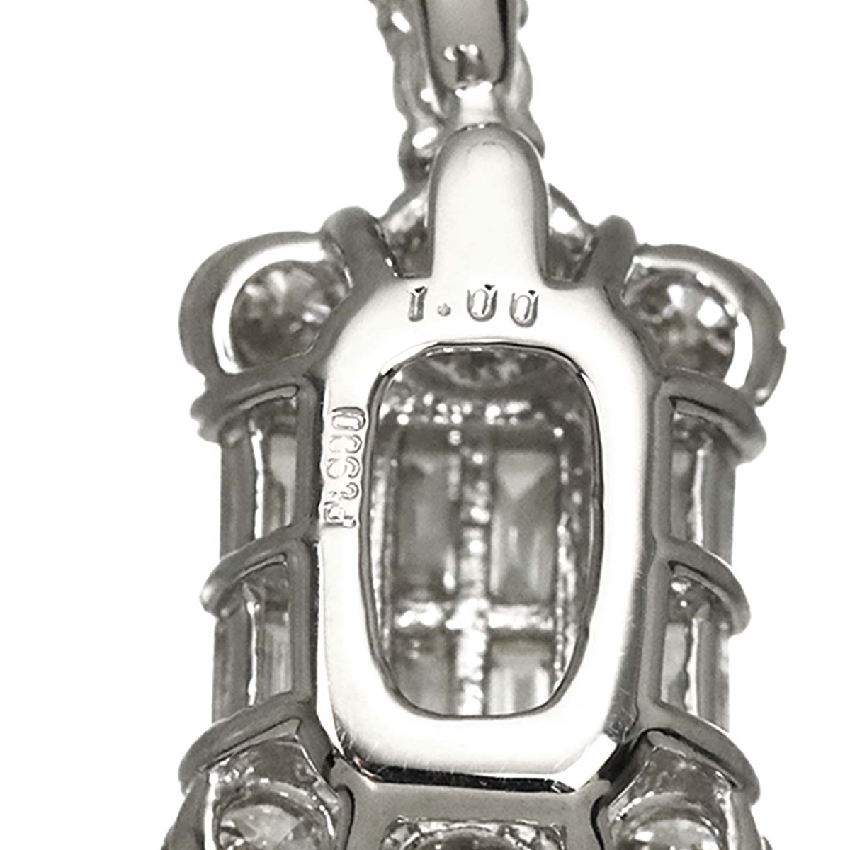 Diamond 1.00ct Pendant Top Pt Platinum