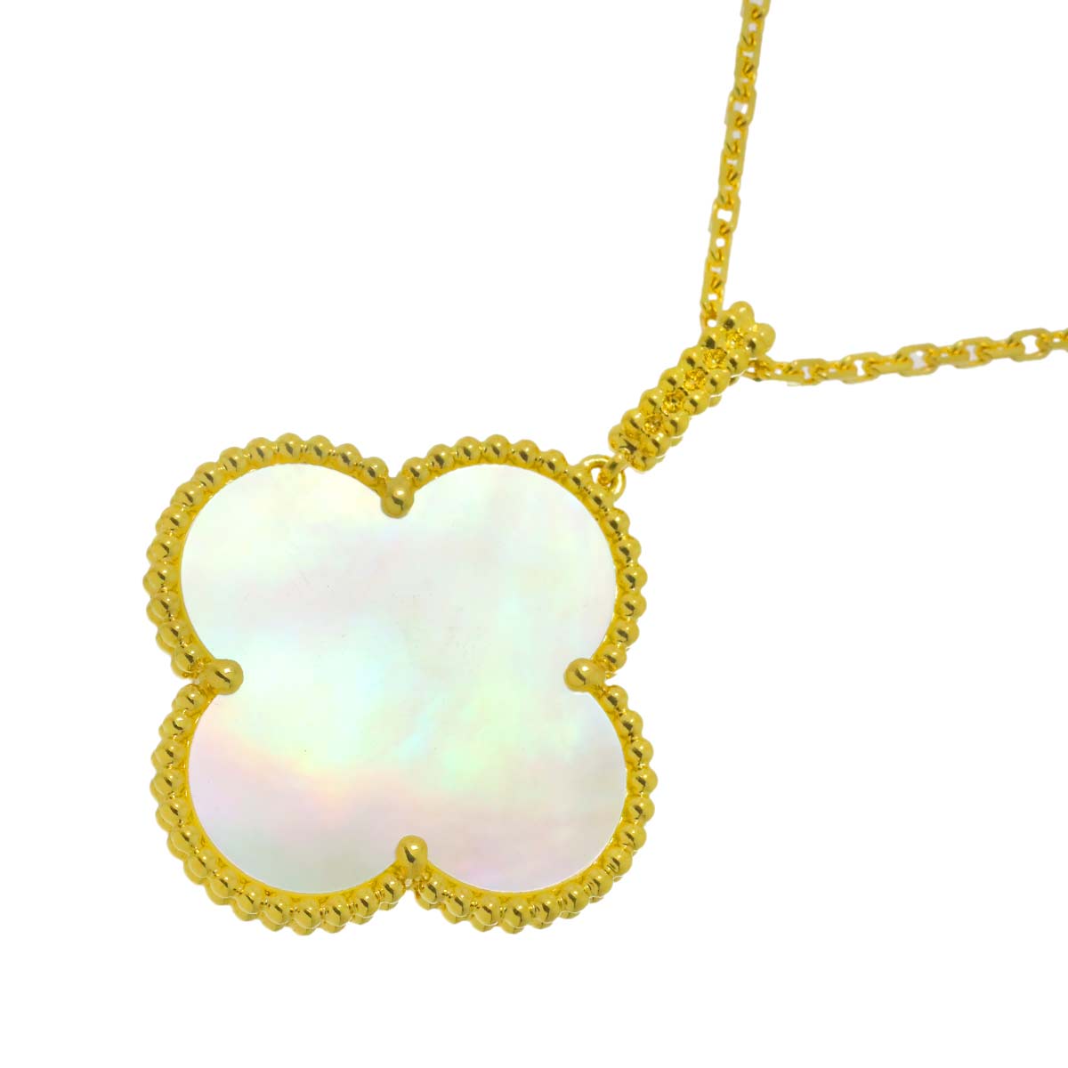 Magic Alhambra MOP Necklace 18K YG 750