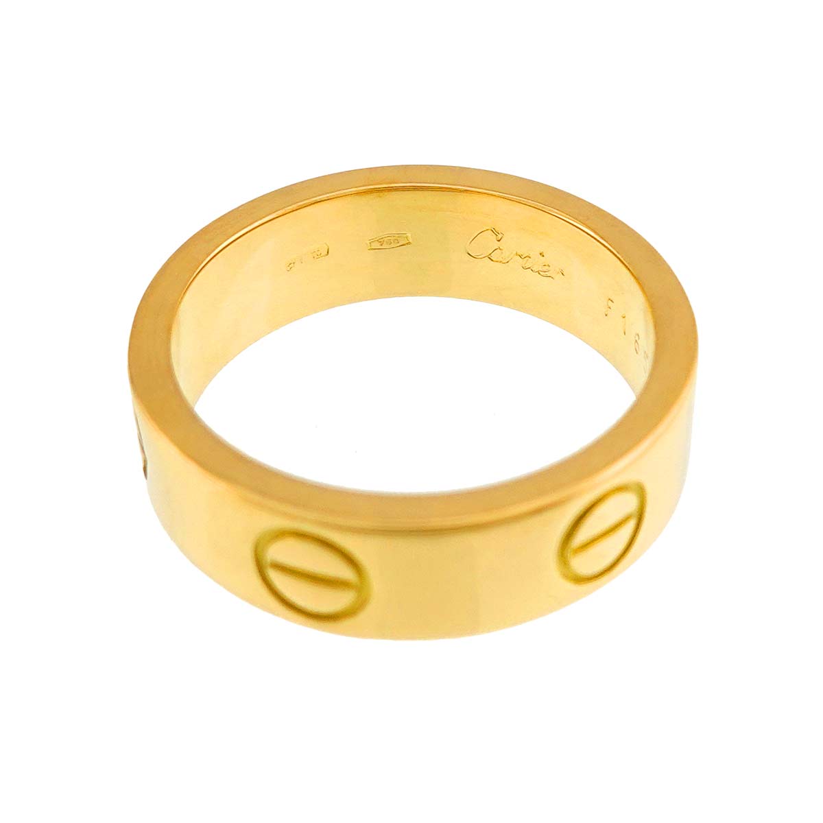 LOVE Ring 18K YG 750 Size52 5.5-5.75(US)