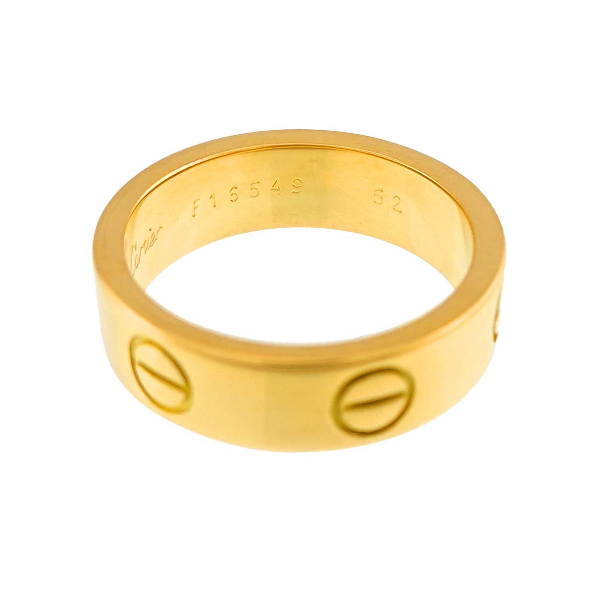LOVE Ring 18K YG 750 Size52 5.5-5.75(US)
