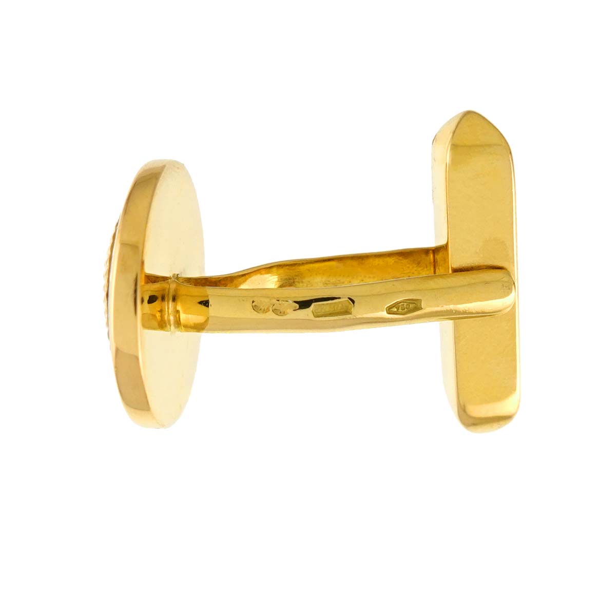 Enamel Cufflinks 18K Yellow Gold 750