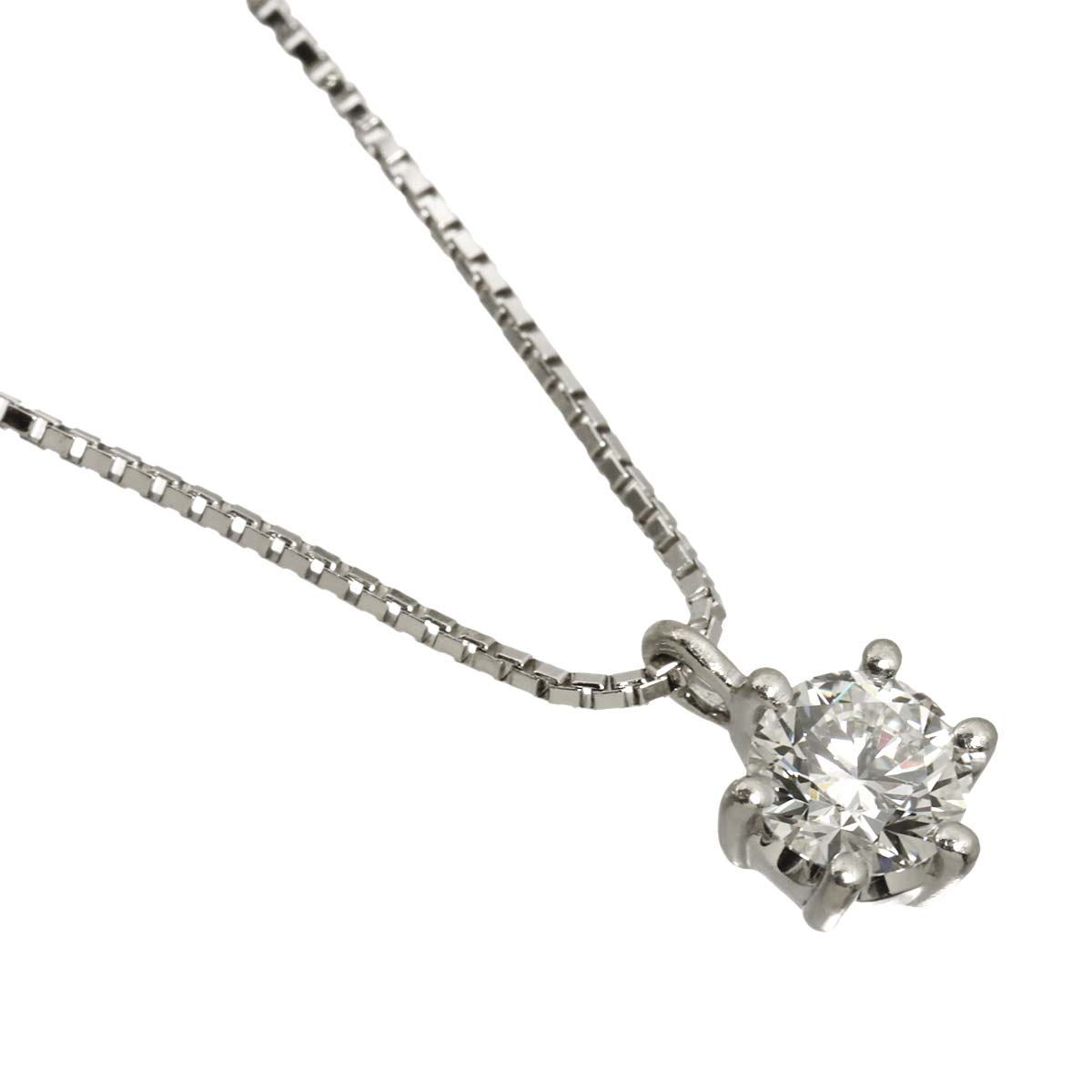 Diamond 0.31ct Necklace Platinum