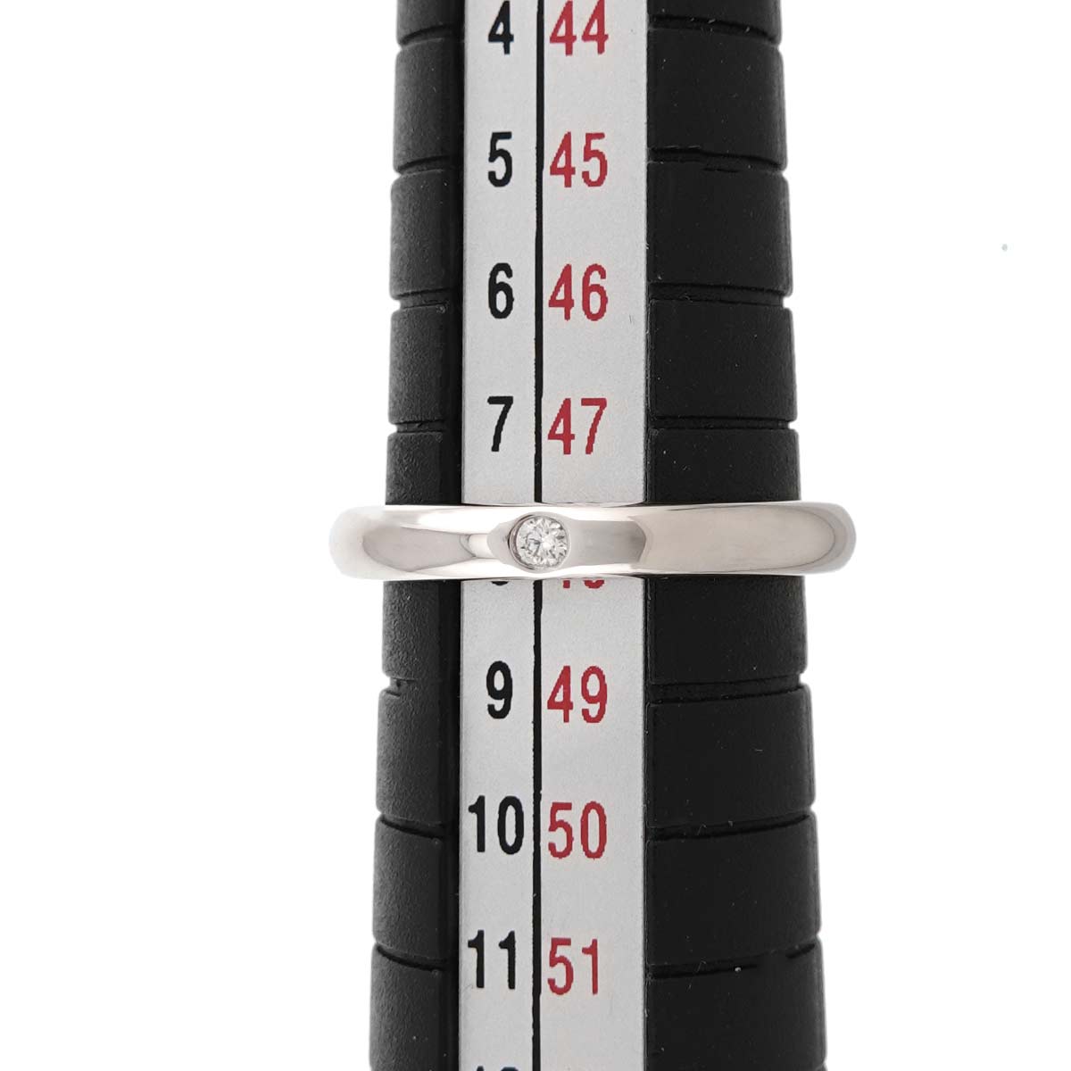 Stacking Band Ring Diamond 1P Platinum Size4.5(US)