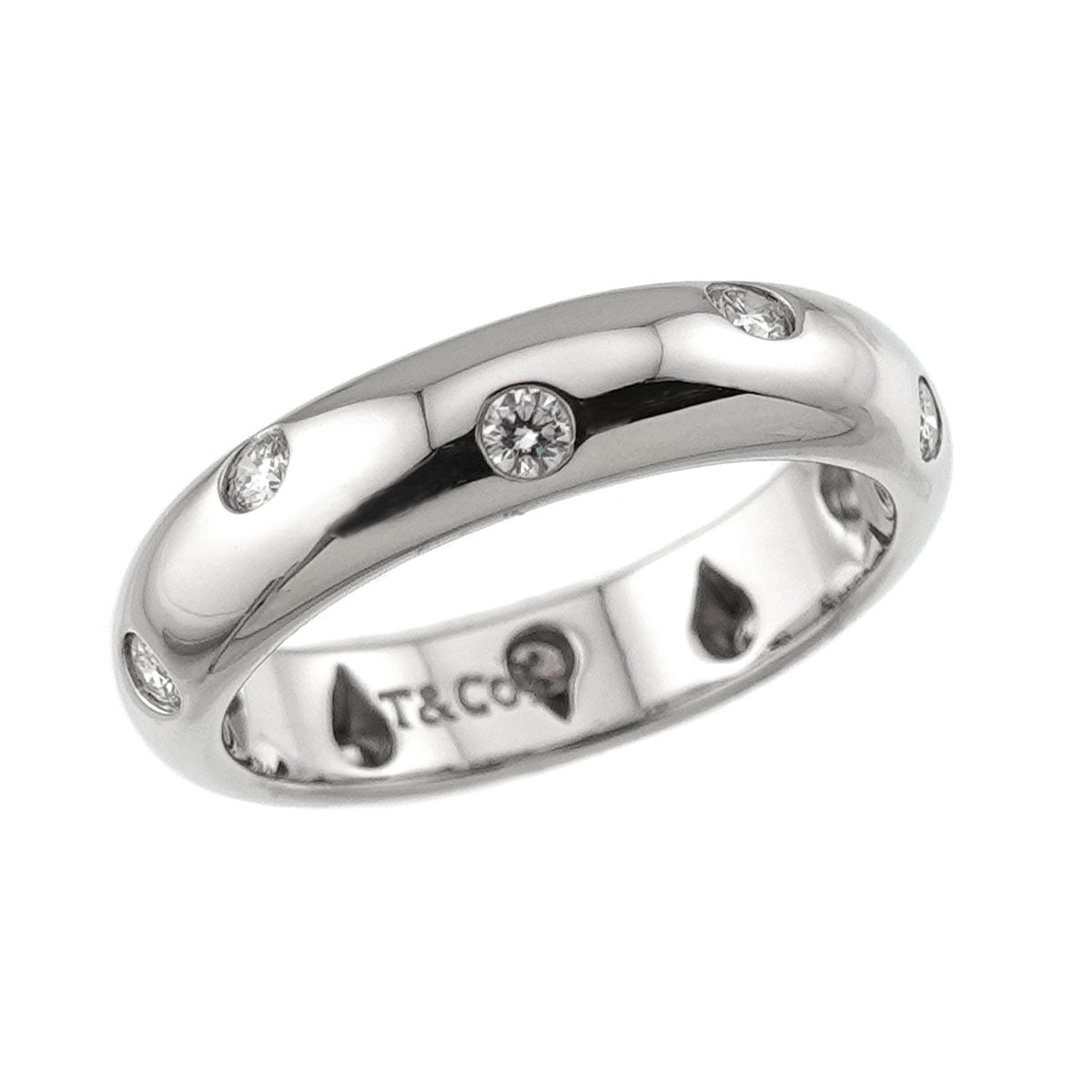 Dots Diamond Ring Platinum Size4.75-5(US)