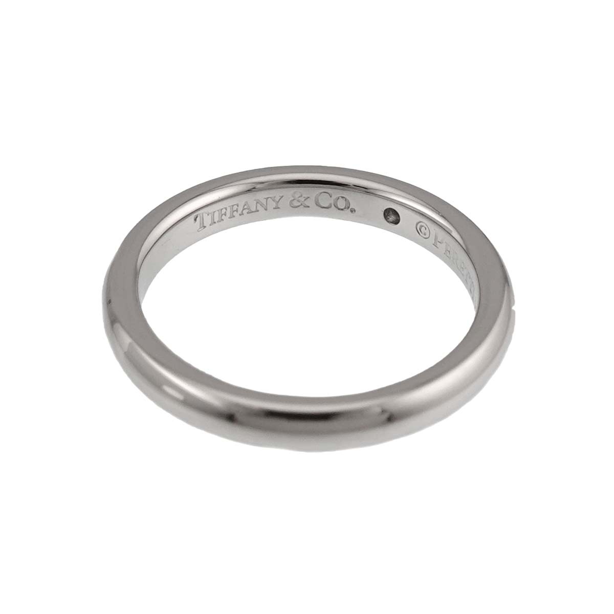 Stacking Band Ring Diamond 1P Platinum Size4.75-5(US)