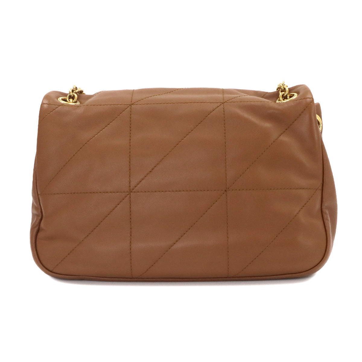Jamie Chain Shoulder Bag Leather Brown 763475 Purse