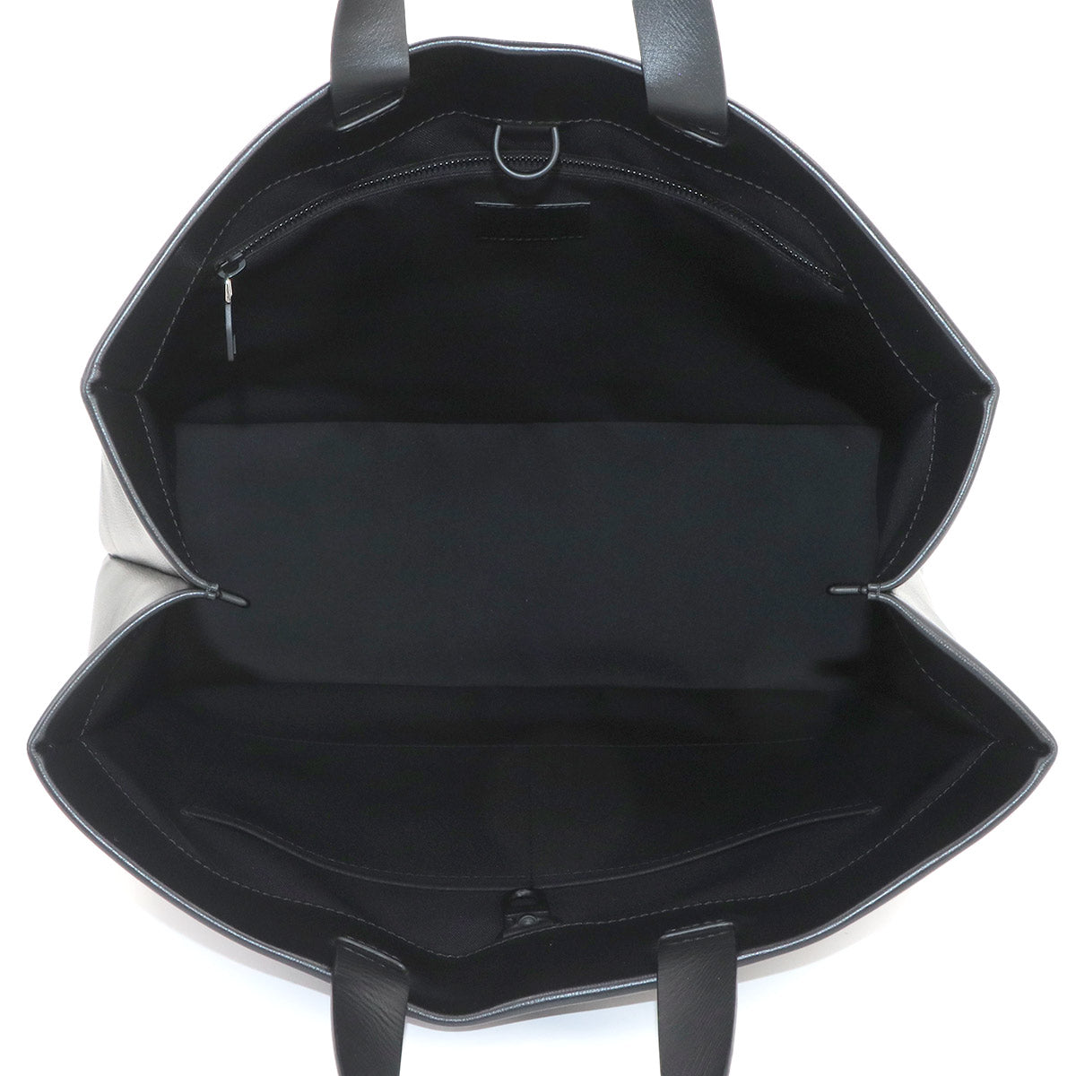 Shopper Tote MM 2way Shoulder Bag Leather Black M13979