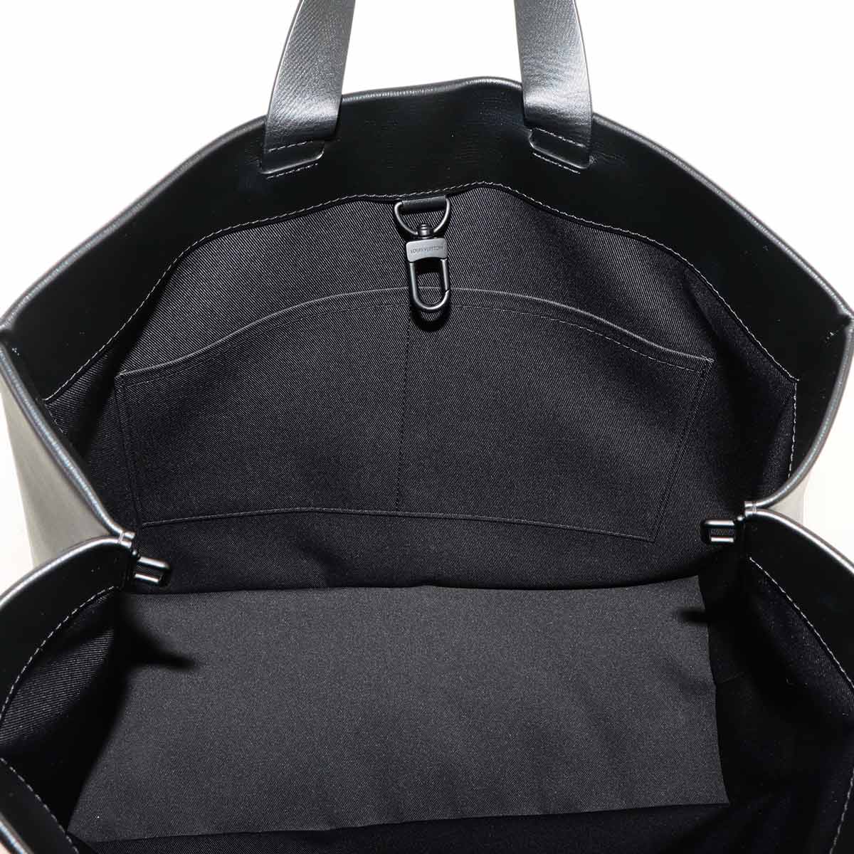 Shopper Tote MM 2way Shoulder Bag Leather Black M13979