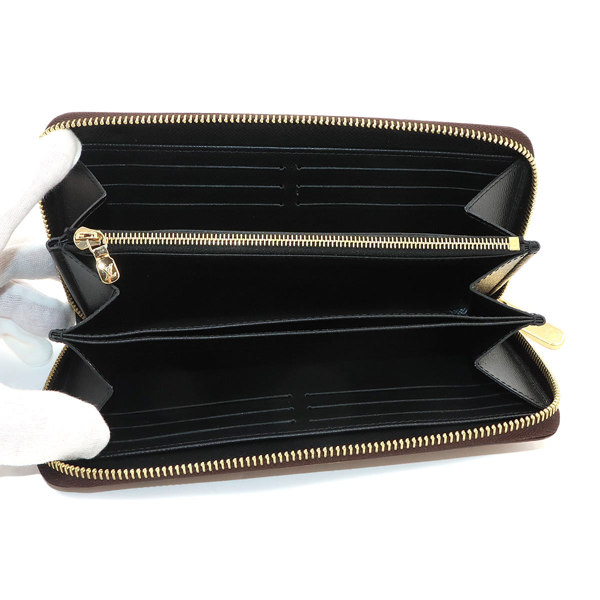 Monogram Reverse Zippy Wallet Brown M82444 Purse