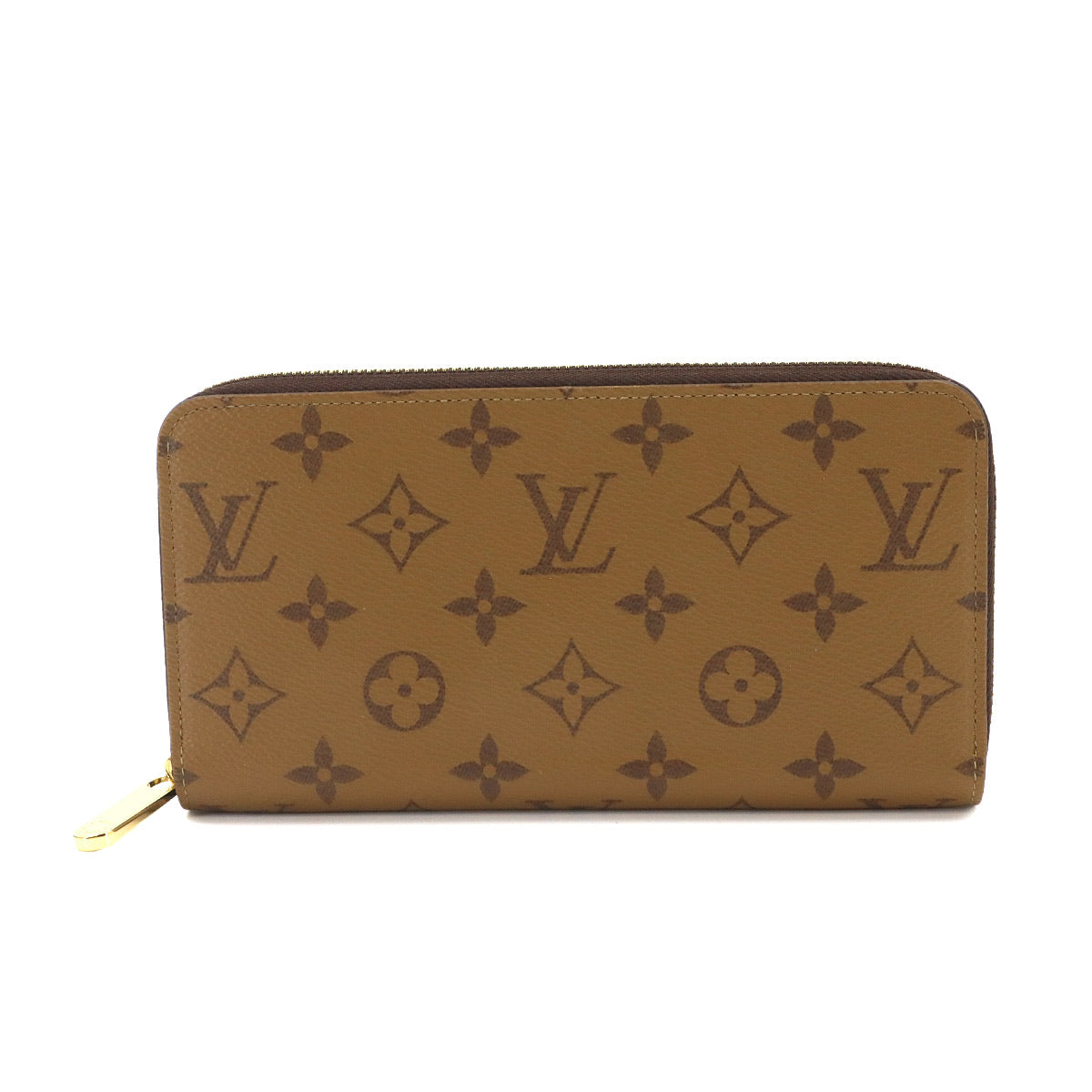 Monogram Reverse Zippy Wallet Brown M82444 Purse