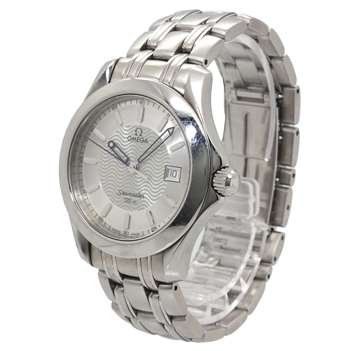 Seamaster 120 2511 31 Date Quartz Silver Dial Mens Watch
