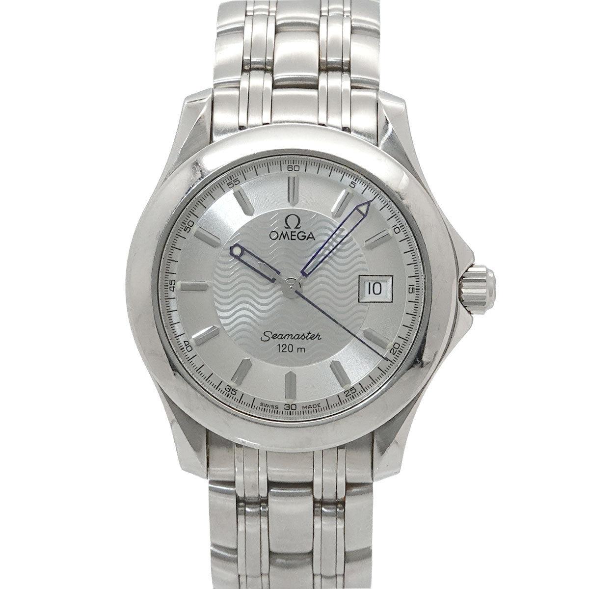 Seamaster 120 2511 31 Date Quartz Silver Dial Mens Watch