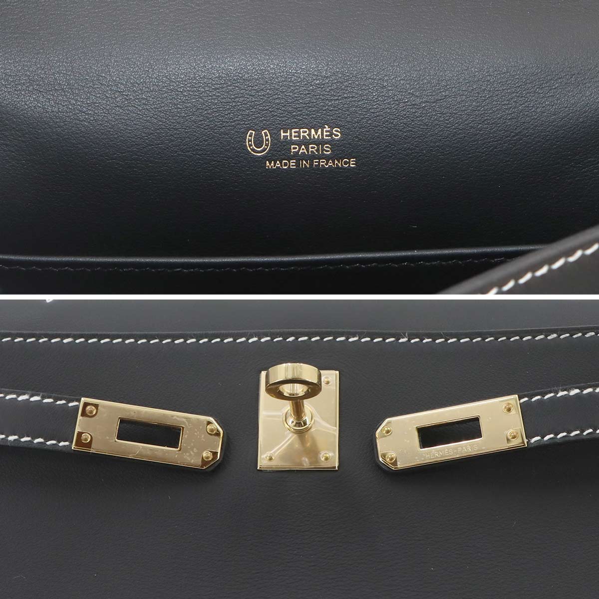 Pochette Kelly Personal SPO Veau Swift Black Hand Bag