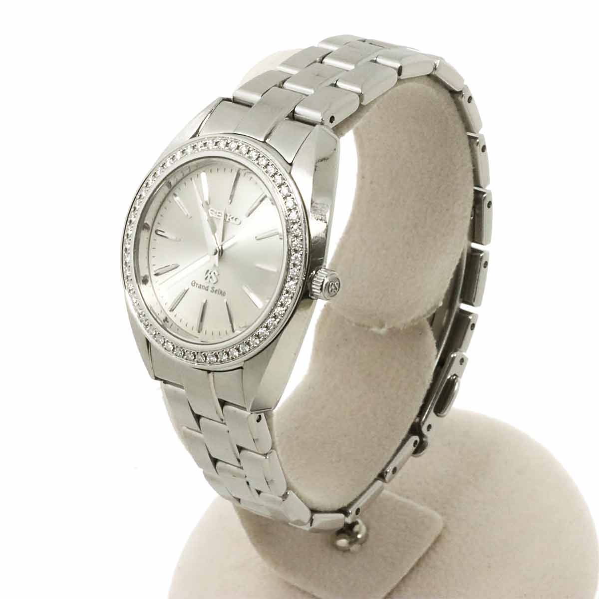Grand Seiko STGF063 Quarts Bezel Diamond Ladies Watch