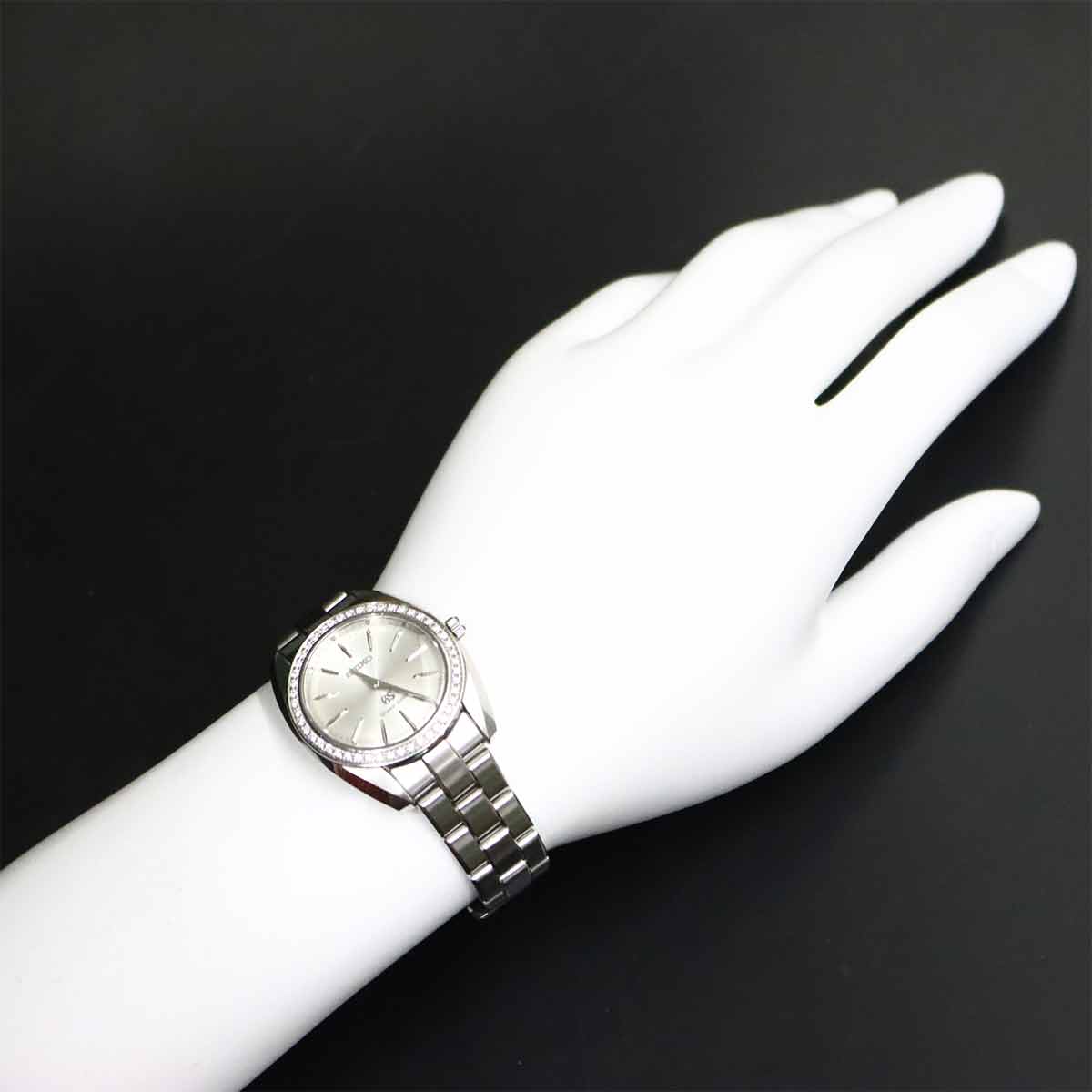 Grand Seiko STGF063 Quarts Bezel Diamond Ladies Watch