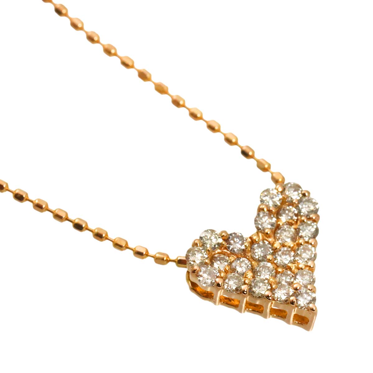 Diamond 0.26ct Necklace 18K Pink Gold 750