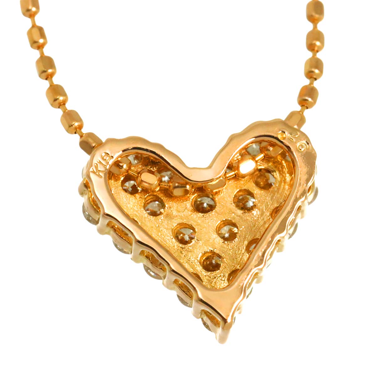 Diamond 0.26ct Necklace 18K Pink Gold 750