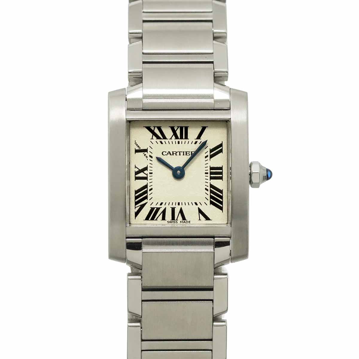 Tank Francaise SM W51008Q3 Quartz Cream Dial Ladies Watch