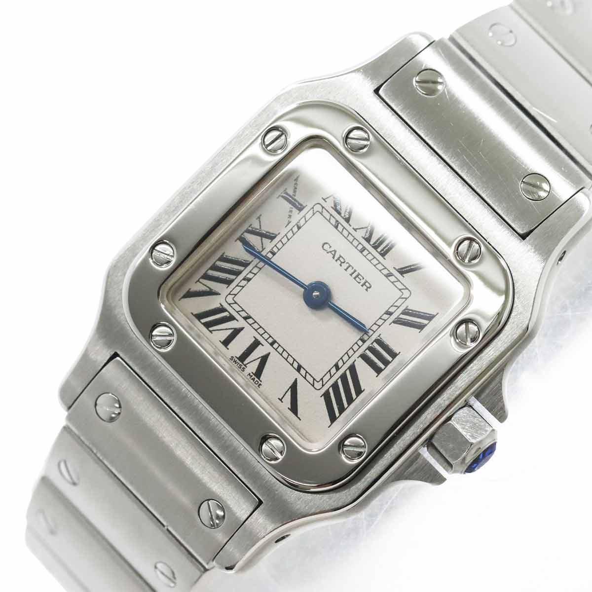 Santos Galbee SM W20056D6 Cream Dial Quartz Ladies Watch