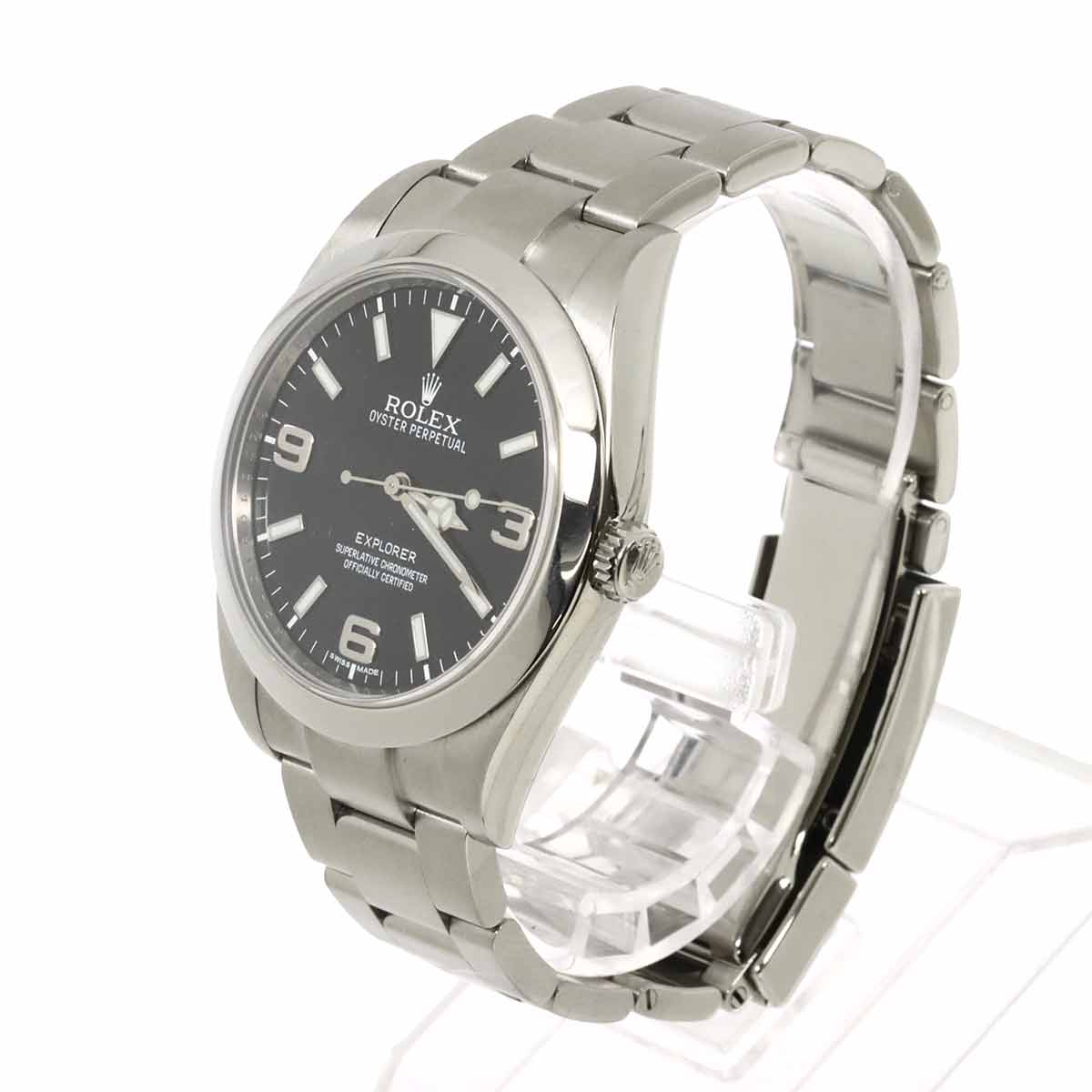 Explorer I 214270 Serial Random Automatic Black Dial Mens