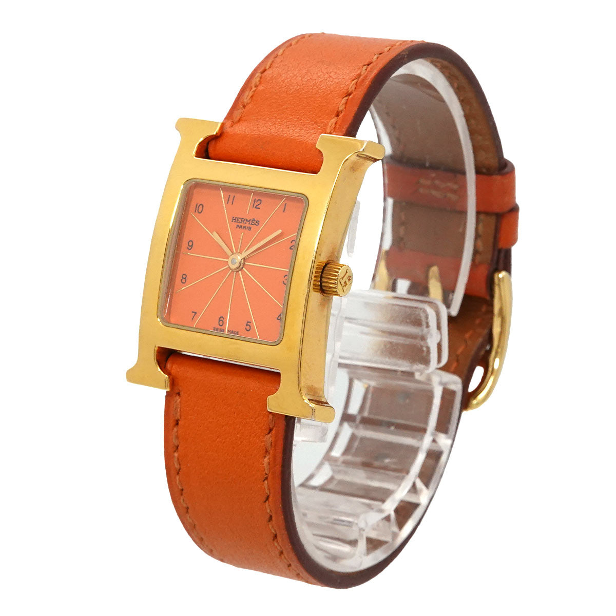 H Watch HH1.201 Quartz Orange Dial Ladies Watch