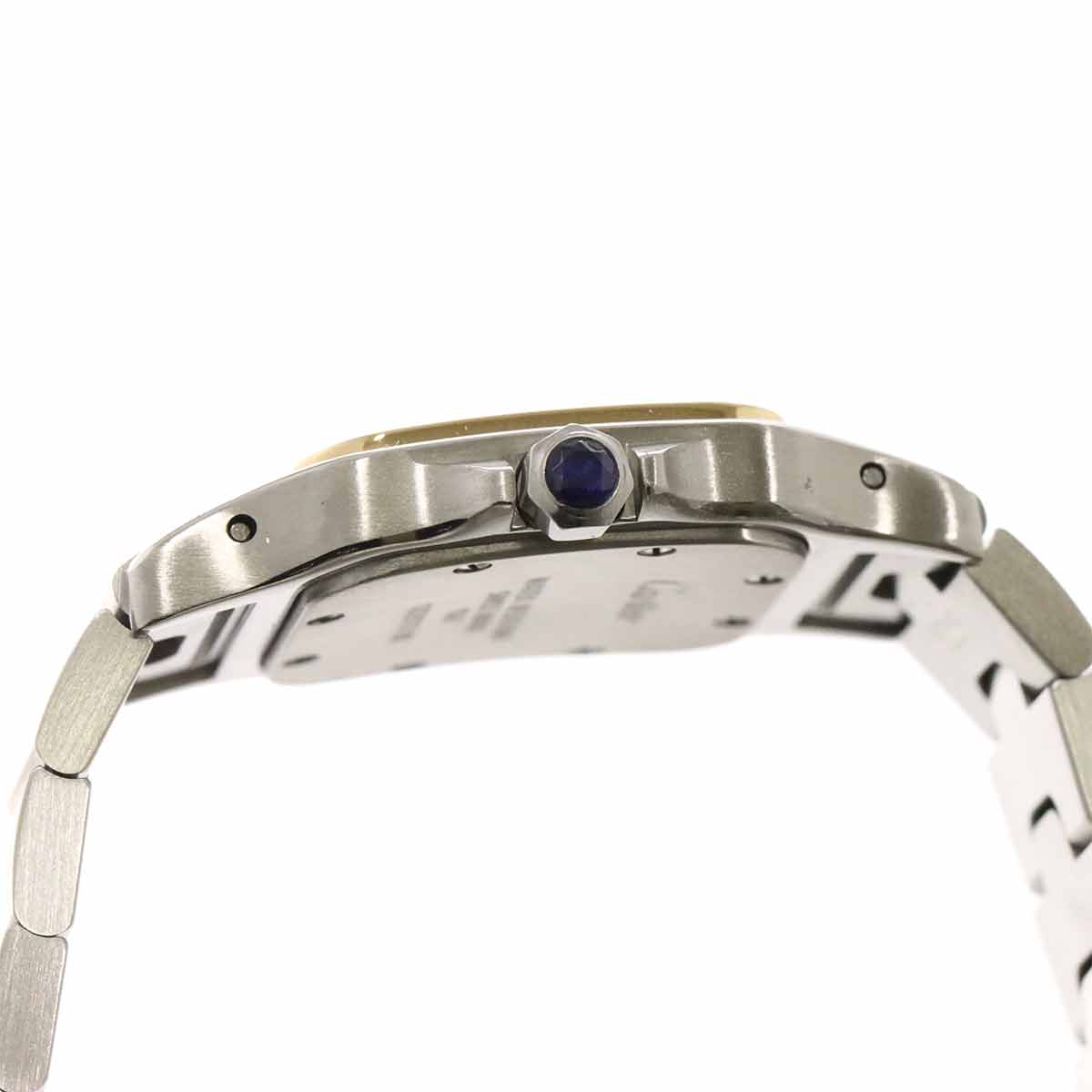 Santos Galbee W20012C4 750 YG Cream Dial Ladies Watch