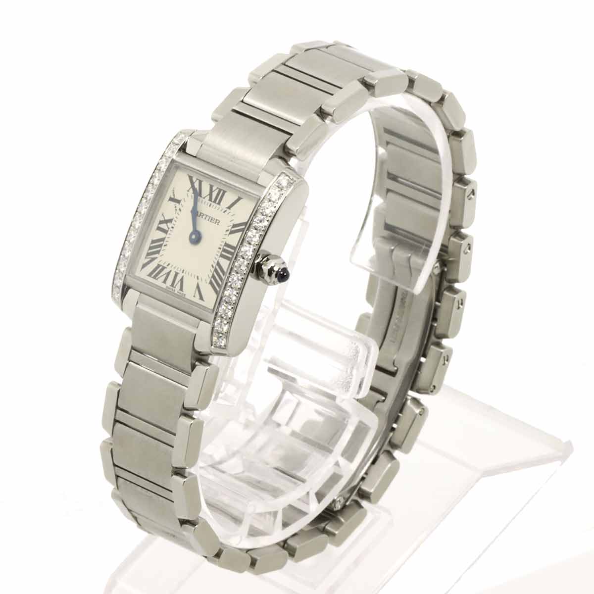 Tank Francaise SM W4TA0008 Diamond Bezel cream Dial Ladies