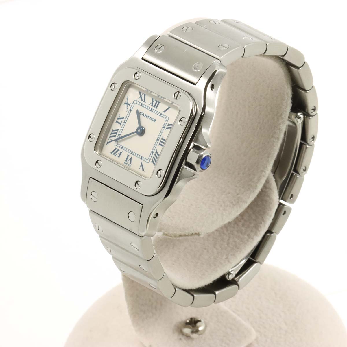 Santos Galbee SM W20017D6 Quartz Cream Dial Ladies Watch
