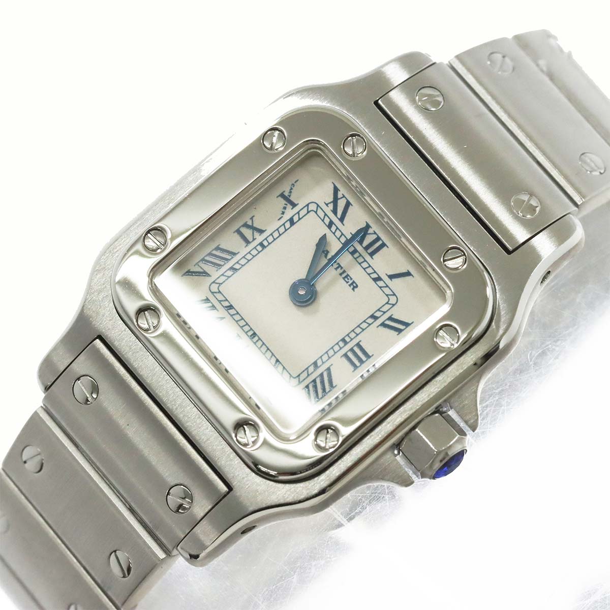 Santos Galbee SM W20017D6 Quartz Cream Dial Ladies Watch