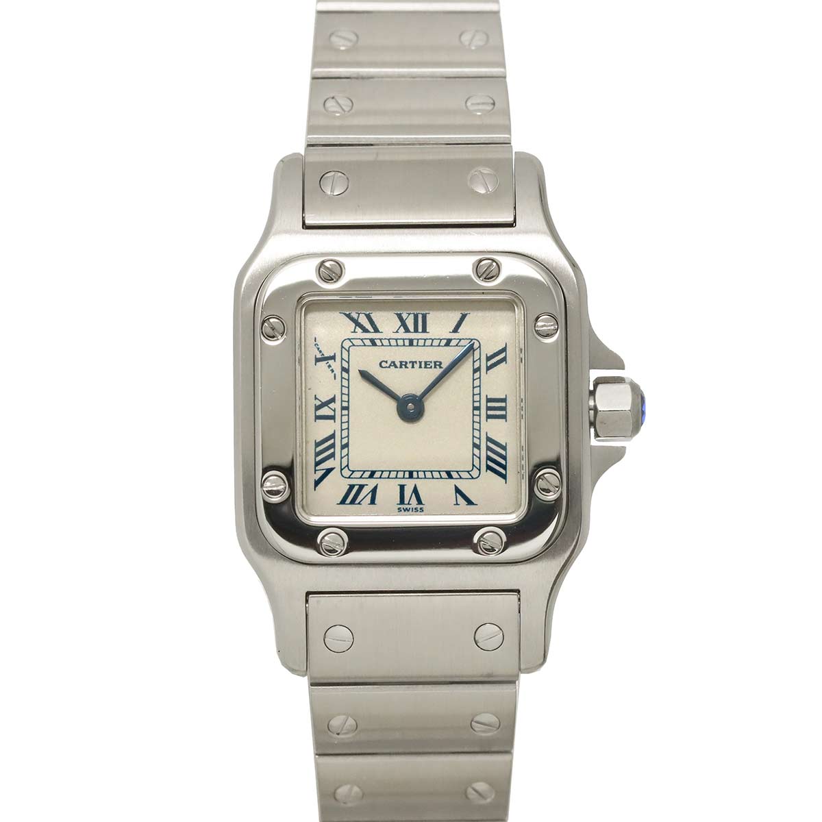Santos Galbee SM W20017D6 Quartz Cream Dial Ladies Watch