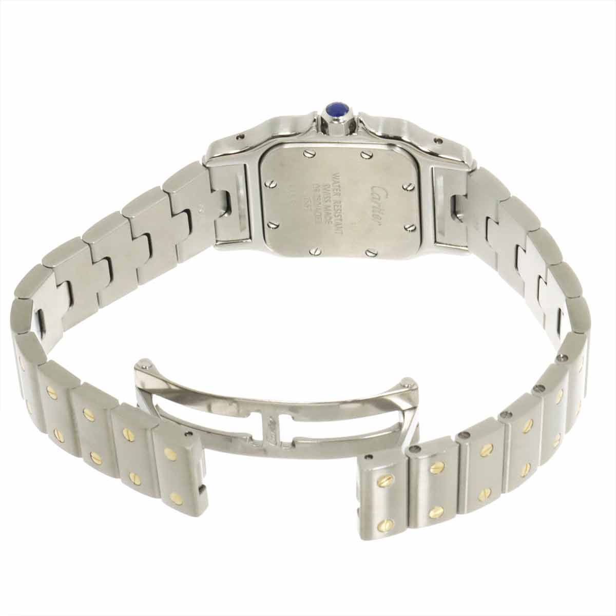 Santos Galbee W20012C4 750 YG Cream Dial Ladies Watch