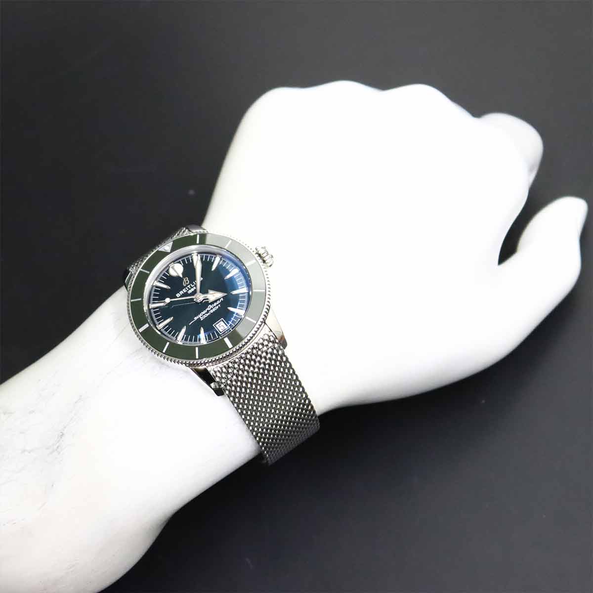 Super Ocean AB3110 Automatic Green Dial Mens Watch