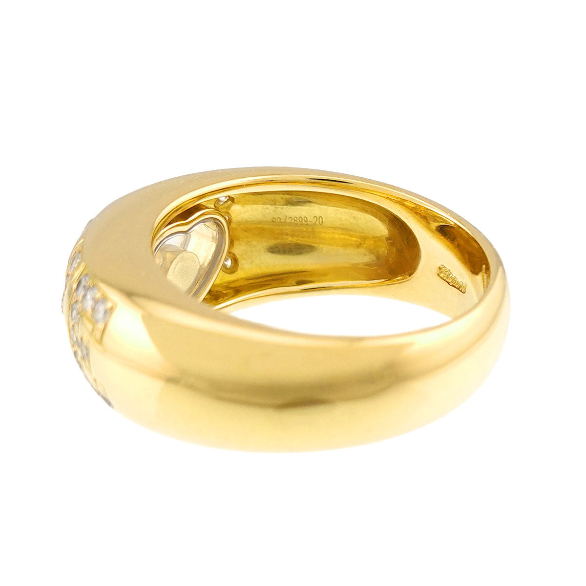 Happy Diamond LOVE Ring 18K YG 750 Size6(US)