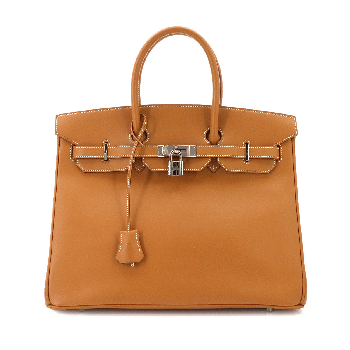 Birkin 35 Barenia Natural Hand Bag Purse 90338527